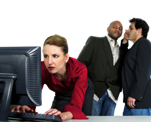 What should an employee in Missouri do if a co-worker made unwanted sexual contact with them?